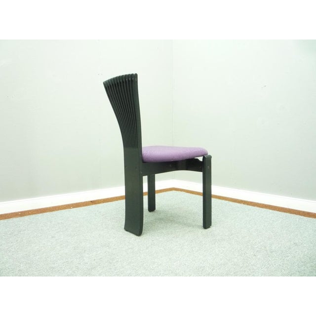 Black Totem Chairs by Torstein Nilsen for Westnofa, 1980s, Set of 4 For Sale - Image 8 of 15