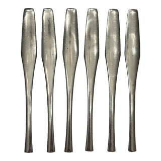 Dansk 'Odin' Stainless Steel Flatware Jens Harald Quistgaard- 6 Knives For Sale