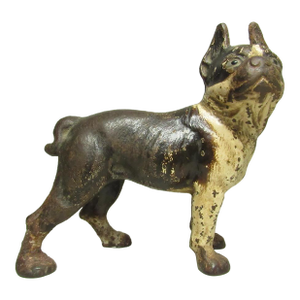 Cast Iron Hubley Boston Terrier Doorstop