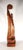 Wood Hand Carved Walnut Wood Abstract Statue of Virgin Mary/Madonna 22” For Sale - Image 7 of 8
