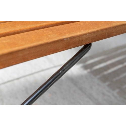 Slatted Bench 400 by Harry Bertoia For Sale - Image 14 of 18
