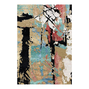 Handwoven Modern Abstract Area Rug 4x6