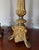 Mid 20th Century Italian Baroque Studded Gilt Brass Buffet Lamps - a Pair For Sale - Image 4 of 10