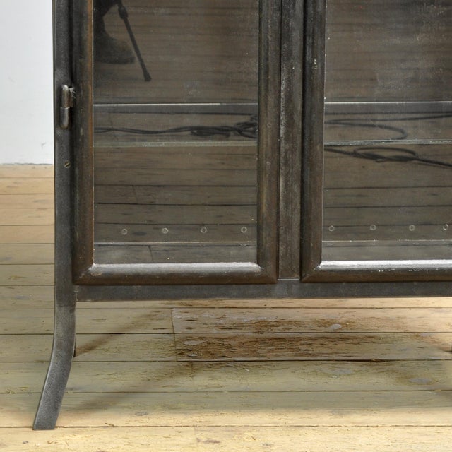 Polished Iron Medical Cabinet, 1910s For Sale - Image 9 of 12
