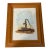 Vintage Water Hand Pump Country Farm Art Miniature Painting Signed by Artist Cora Lee Sanders For Sale