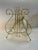 Mid 20th Century Lyre Shaped Record Holder For Sale - Image 9 of 9