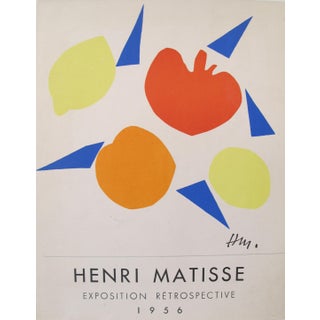 1956 Henri Matisse Exposition Retrospective For Sale