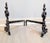 Antique 19th-Century Rococo Revival Cast Iron Andirons - Decorative Pair For Sale In Raleigh - Image 6 of 10