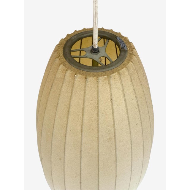1960s 1960's Large Cigar Bubble Pendant Light by George Nelson for Howard Miller Clock Company For Sale - Image 5 of 11