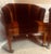 Extremely rare and in excellent condition ! St. Timothy Chair Company (Hickory N.C.) Art Deco American hardwood and velvet...