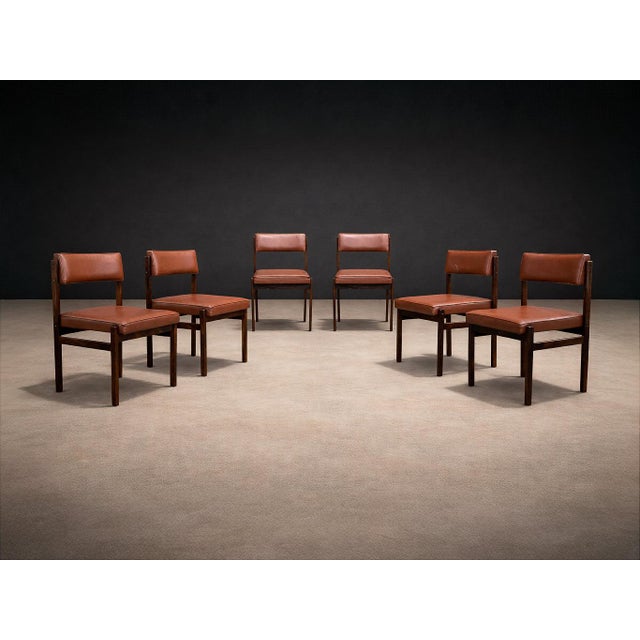 Set of Six “Tião” Dining Chairs in Rosewood by Sergio Rodrigues, Brazil, 1959 - Lot 821A For Sale - Image 10 of 14