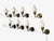 Fog & Mørup, Eight Wall Lights, Brass, Glass, Denmark, 1950s For Sale - Image 15 of 15