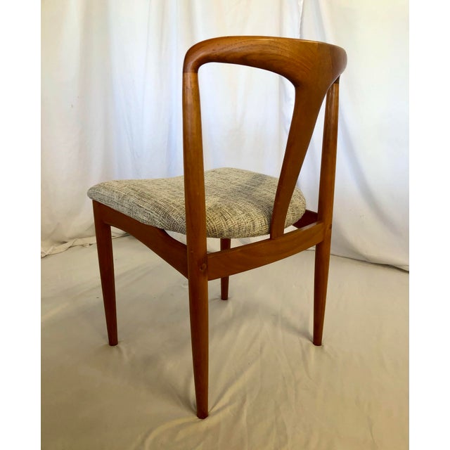 Late 20th Century Edit (8) Juliane Teak Dining Chairs Attributed to Johannes Anderson for D-Scan For Sale - Image 9 of 10