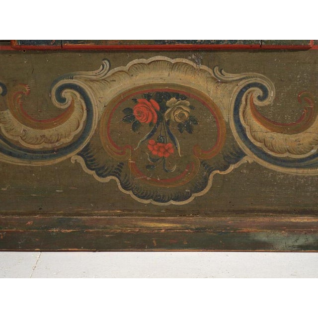 Antique Central European Folk Art Painted Cabinet For Sale - Image 13 of 16