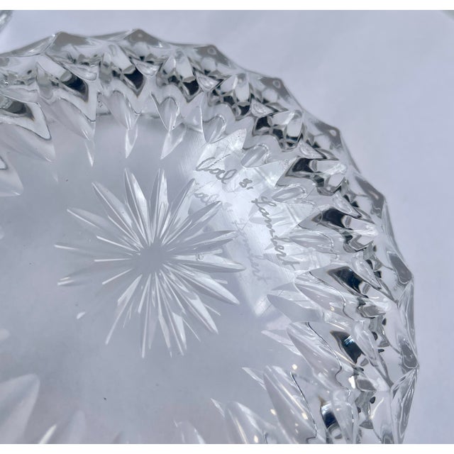 Val Saint-Lambert 1950s Val St Lambert Crystal Dessert Berry Bowls - Set of 4 For Sale - Image 4 of 7