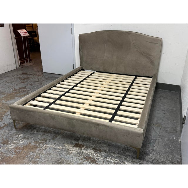 Design Plus Gallery presents the Queen Size Celia Bed Frame from Interior Define. The bed frame has a slightly curved...