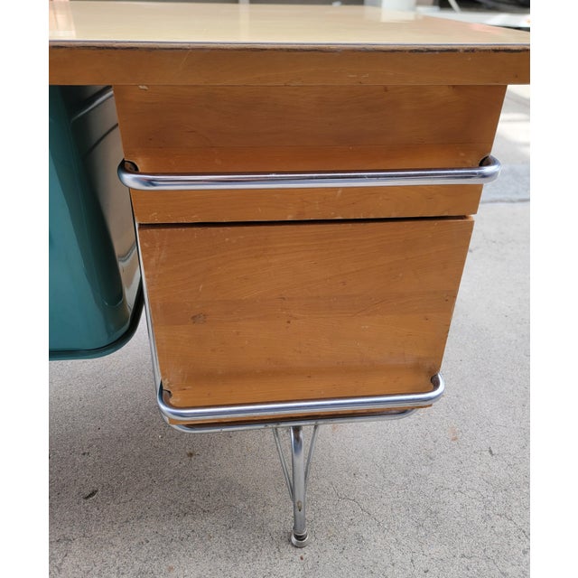 Mid-Century Modern Desk by Kem Weber for Heywood Wakefield 1950's For Sale - Image 14 of 14