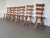 Brutalist Wabi Sabi Elm Dining Chairs and Table, Set of 6 For Sale - Image 4 of 14