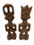 Wooden Male and Female Ibeji Twin Figures Carved by the Yoruba people of Nigeria Dimensions: Height- Approx 12 inches;...