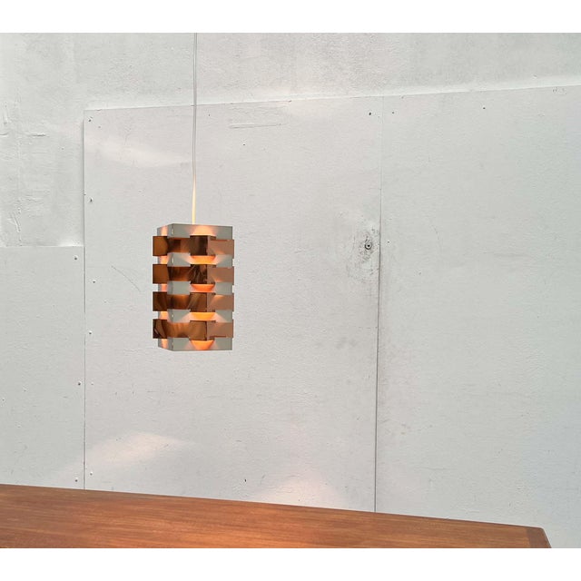 Mid-Century Modern Dutch Star Light Pendant Lamp by J.J.M. Hoogervorst for Anvia, 1960s For Sale - Image 15 of 18