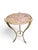Stone French Gilt Bronze Guéridon Table with Marble Top, 1920 For Sale - Image 7 of 12