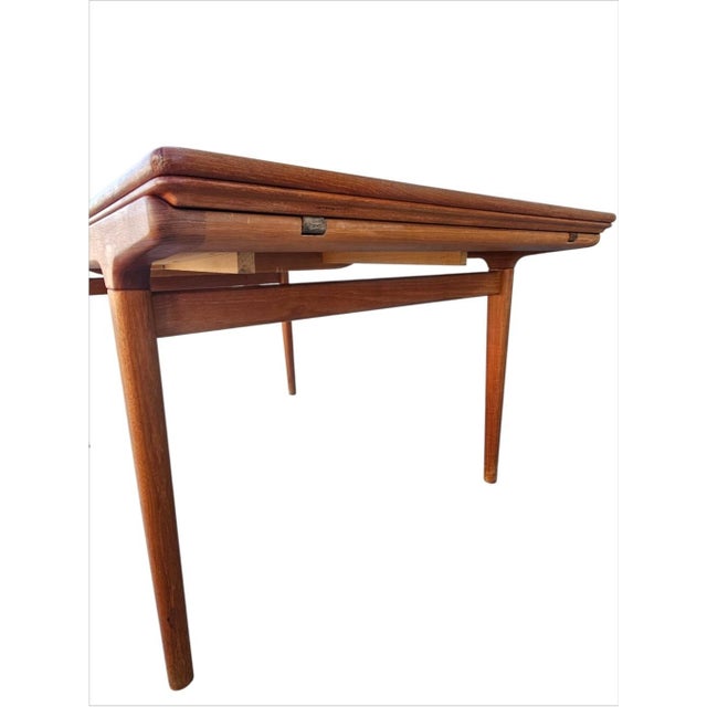 Mid-Century Modern 1960s Johannes Andersen Teak Dining Table for Uldum Mobelfabrik, Denmark For Sale - Image 3 of 17
