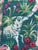 Vintage French Aubusson Screen Printed Tapestry with Medieval Design, 1960s For Sale - Image 14 of 18