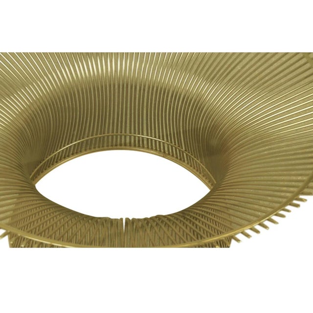1970s Mid-Century Knoll Warren Platner Wire Glass Coffee Table For Sale In Baltimore - Image 6 of 12
