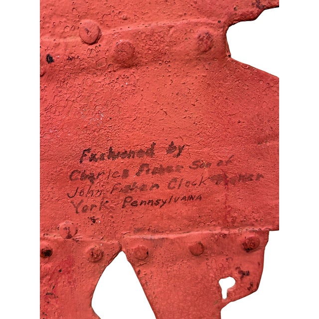 Folk Art Early C. 19th Weathervane, Pair For Sale - Image 3 of 3