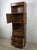 Vintage Campaign Style Oak Wall Unit With Brass Hardware For Sale - Image 14 of 17
