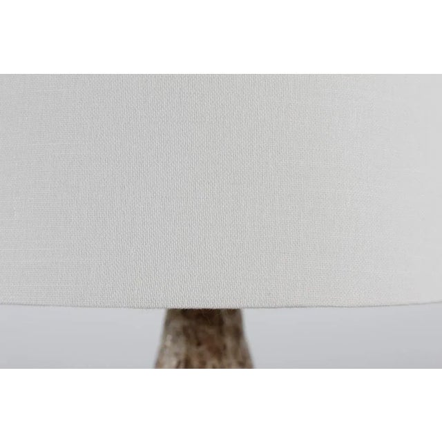 Danish Brutalist Ceramic Table Lamp with Brown Glaze Unica by Fridtjof Sejersen for Sejer, 1960s For Sale - Image 6 of 13