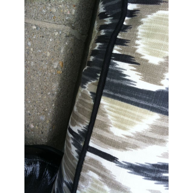 Contemporary Ikat Body Pillow For Sale - Image 3 of 4