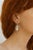 Bochic “Orient” Vintage Multi Sapphire & White Baroque Pearl Earrings Set In 18k For Sale - Image 4 of 8