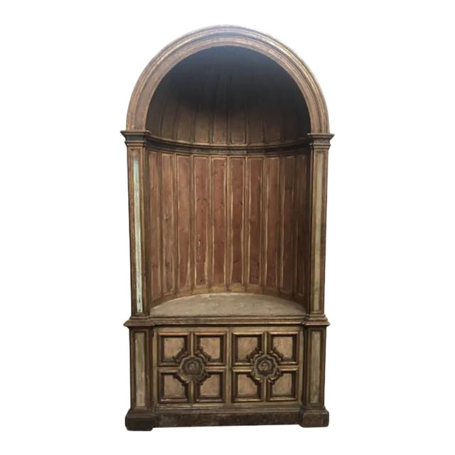19th Century Italian Niche Cabinet For Sale