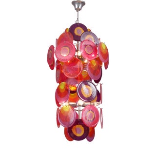Disk Candelier from Aro Leuchten, Germany, 1970s For Sale