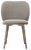 Hillary Gray Burnished Metal Chair by Richard Hutten For Sale