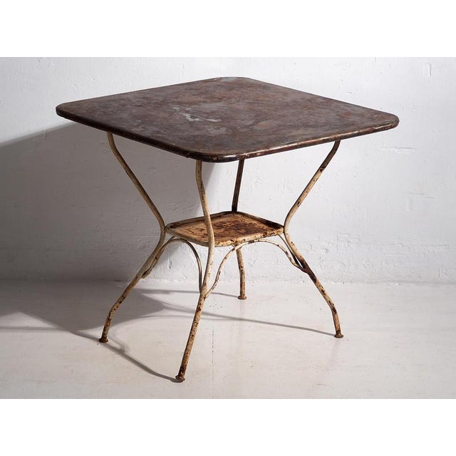 Vintage Outdoor Table, 1920 For Sale - Image 4 of 10