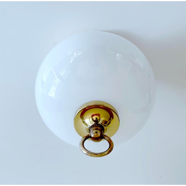 Vintage Glass Flush Light from Limburg For Sale - Image 6 of 13