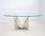 Beautiful travertine dining table in excellent condition