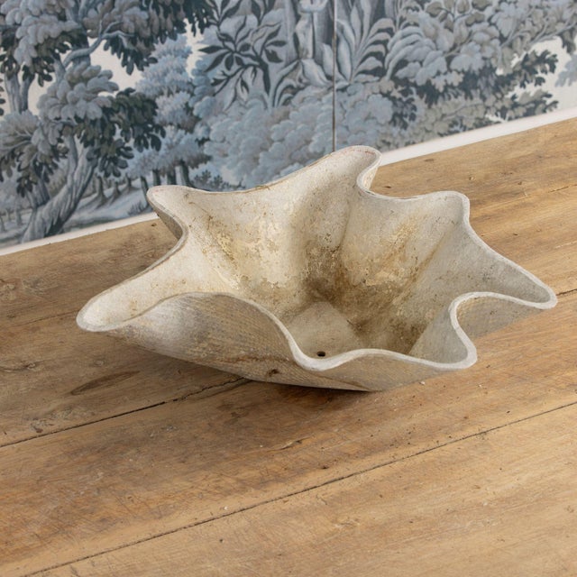 Midcentury Swiss Willy Guhl Clam Shell Planter For Sale In Wichita - Image 6 of 8