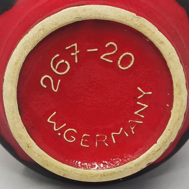 Vintage No. 267-20 Vase from Scheurich, 1970s For Sale - Image 6 of 7