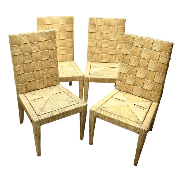 1980s Set of 4 Donghia Block Island Chairs | for Restoration For Sale