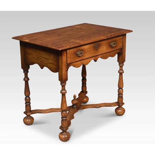 Antique Oak Side Table, 1890s For Sale - Image 3 of 7