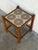 Oak Small Table Patterned Ceramic Tile Top Danish Vintage Accent Side End Table 1970s For Sale In Los Angeles - Image 6 of 10