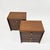 Pair of Rare Paul Frankl nightstands for John Stuart. Made of mahogany the USA, circa 1940. Each nightstand features a...