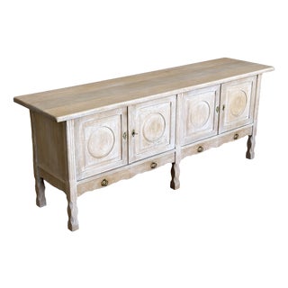 Scandinavian Modern Oak Sideboard by Henning Kjærnulf, 1960s For Sale