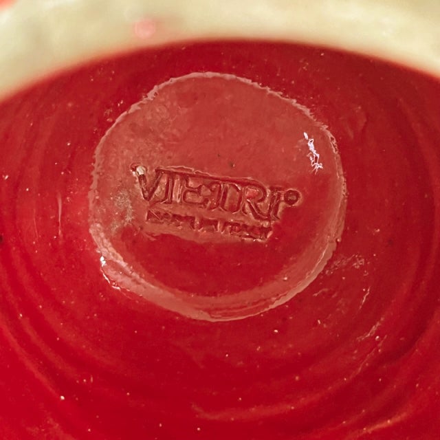 2010s Vietri Majolica Rustic Red Pottery Bowl For Sale - Image 5 of 5