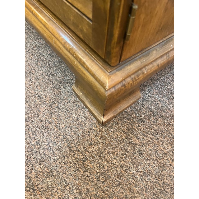 1970s Ethan Allen Lp Album Storage Cabinet For Sale - Image 6 of 11