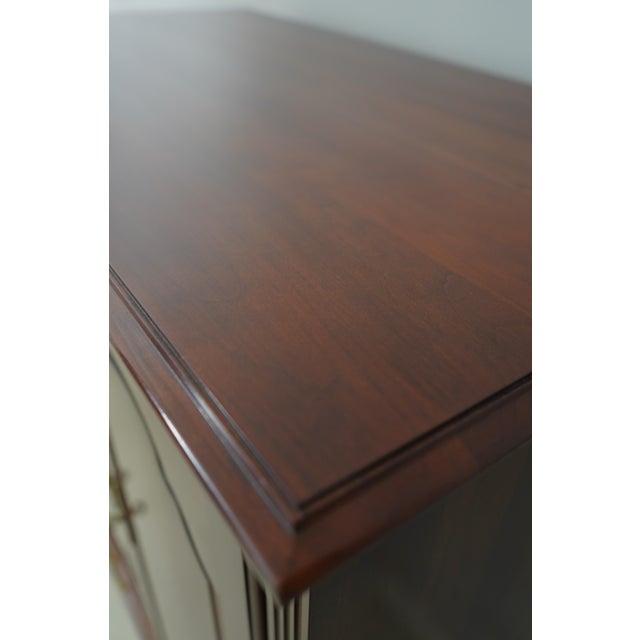 Ethan Allen Georgian Court Cherry Tv Entertainment Cabinet For Sale - Image 12 of 18
