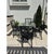 Meadowcraft Vintage Restored Chinoiserie Patio Dining Set by Meadowcraft For Sale - Image 4 of 12